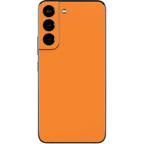 Orange Solid Galaxy S22 Skin